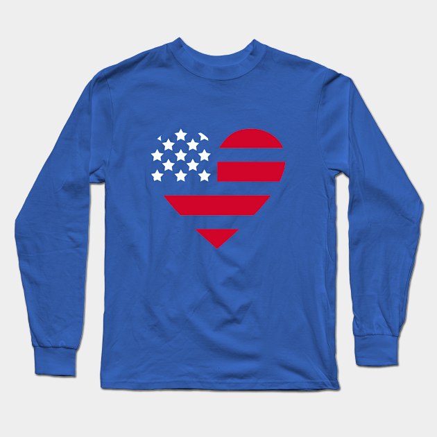 Love America Long Sleeve T-Shirt by DavesTees